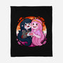 Vampire And Princess-none fleece blanket-Zaia Bloom