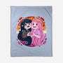 Vampire And Princess-none fleece blanket-Zaia Bloom