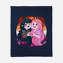Vampire And Princess-none fleece blanket-Zaia Bloom