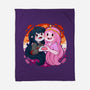 Vampire And Princess-none fleece blanket-Zaia Bloom