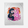 Vampire And Princess-none fleece blanket-Zaia Bloom