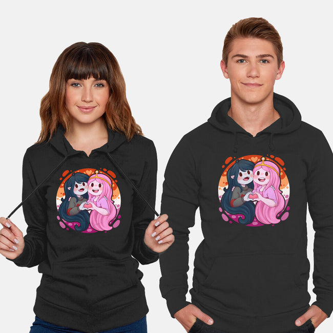 Vampire And Princess-unisex pullover sweatshirt-Zaia Bloom