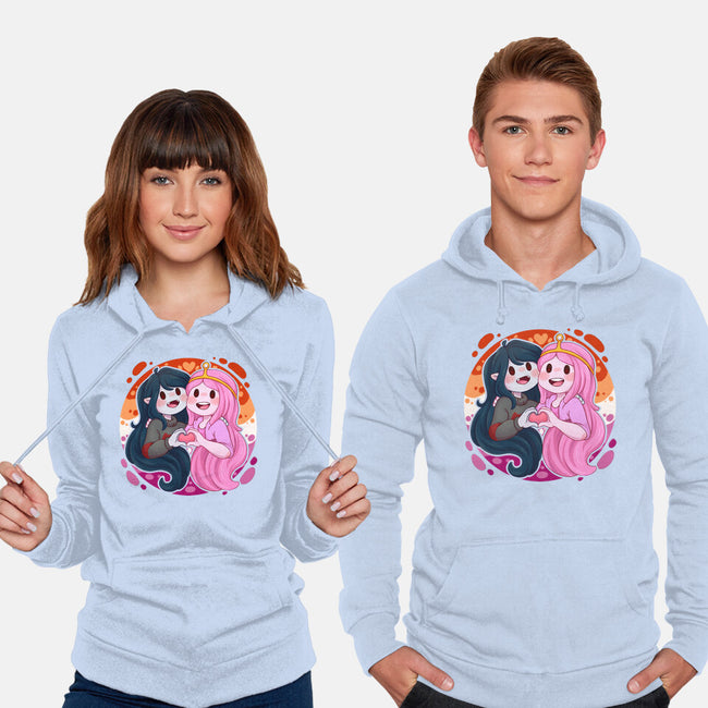 Vampire And Princess-unisex pullover sweatshirt-Zaia Bloom