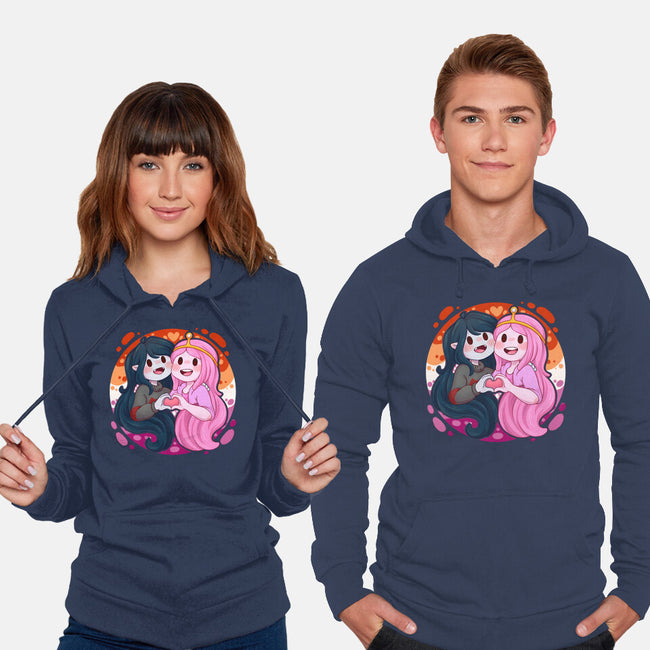 Vampire And Princess-unisex pullover sweatshirt-Zaia Bloom