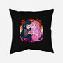 Vampire And Princess-none removable cover w insert throw pillow-Zaia Bloom