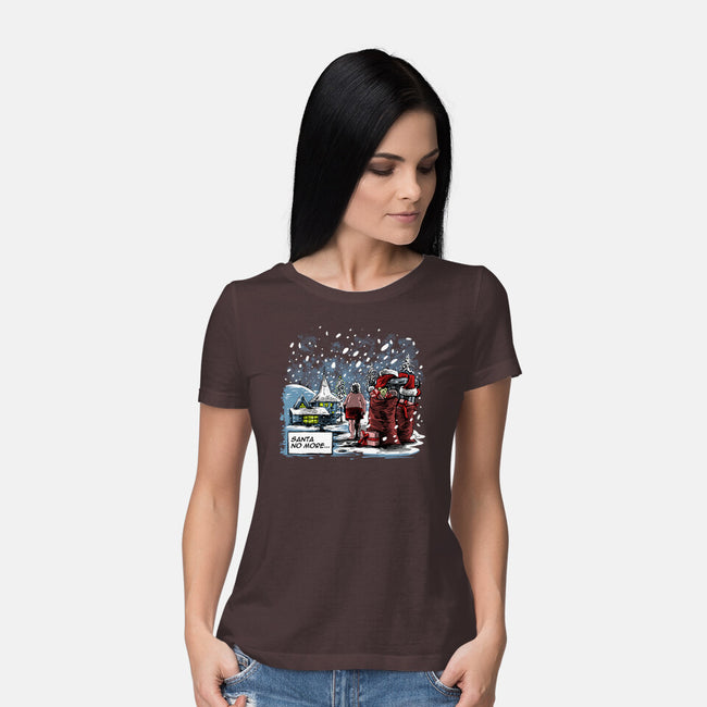 Santa No More-womens basic tee-zascanauta