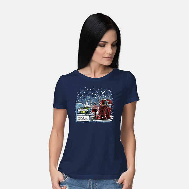 Santa No More-womens basic tee-zascanauta