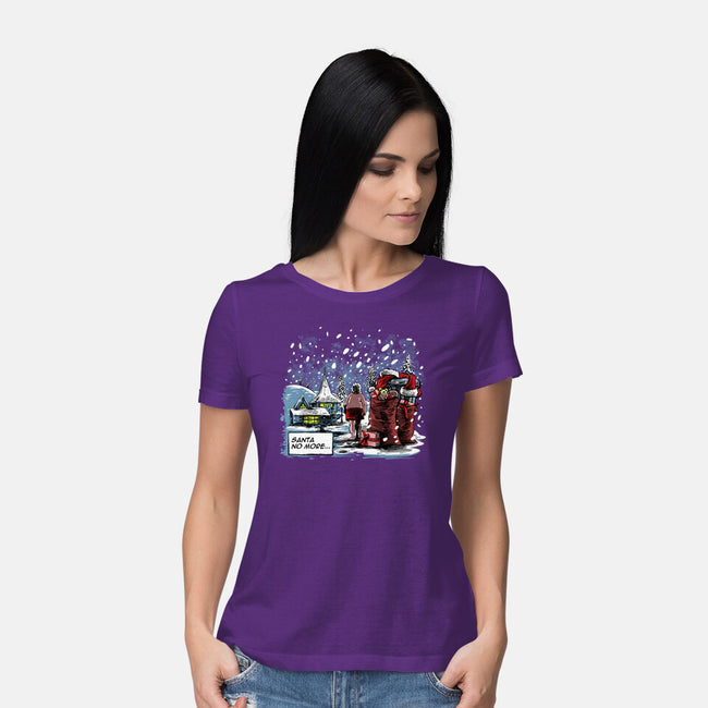 Santa No More-womens basic tee-zascanauta