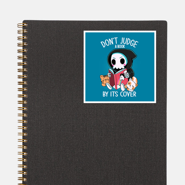 Don't Judge-none glossy sticker-Conjura Geek