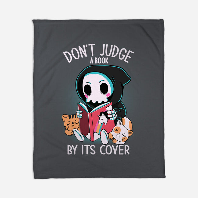 Don't Judge-none fleece blanket-Conjura Geek