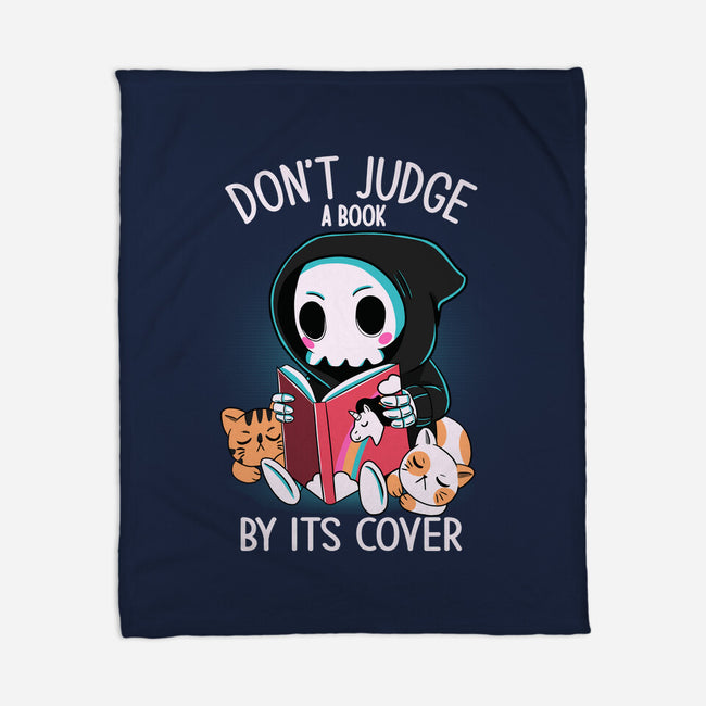 Don't Judge-none fleece blanket-Conjura Geek