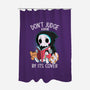 Don't Judge-none polyester shower curtain-Conjura Geek