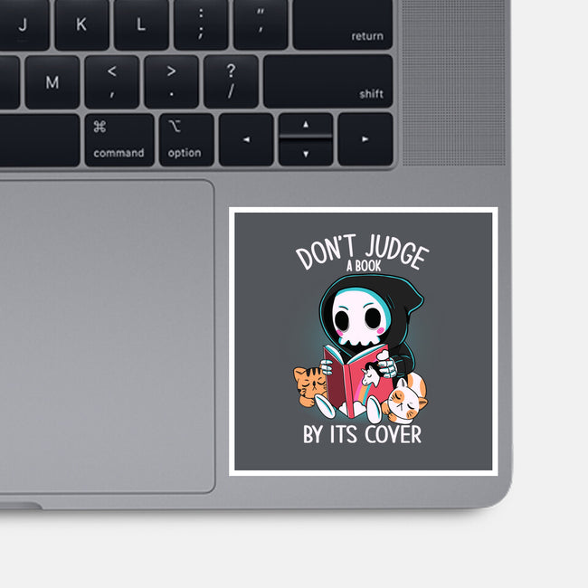 Don't Judge-none glossy sticker-Conjura Geek