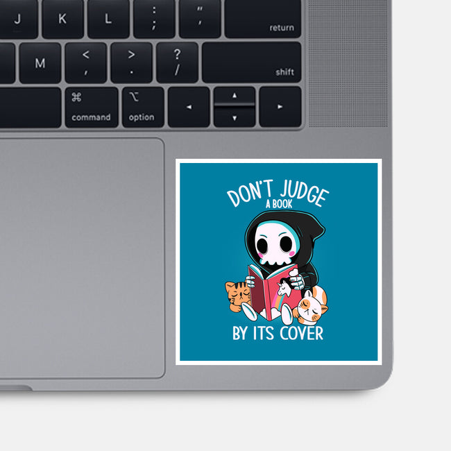 Don't Judge-none glossy sticker-Conjura Geek