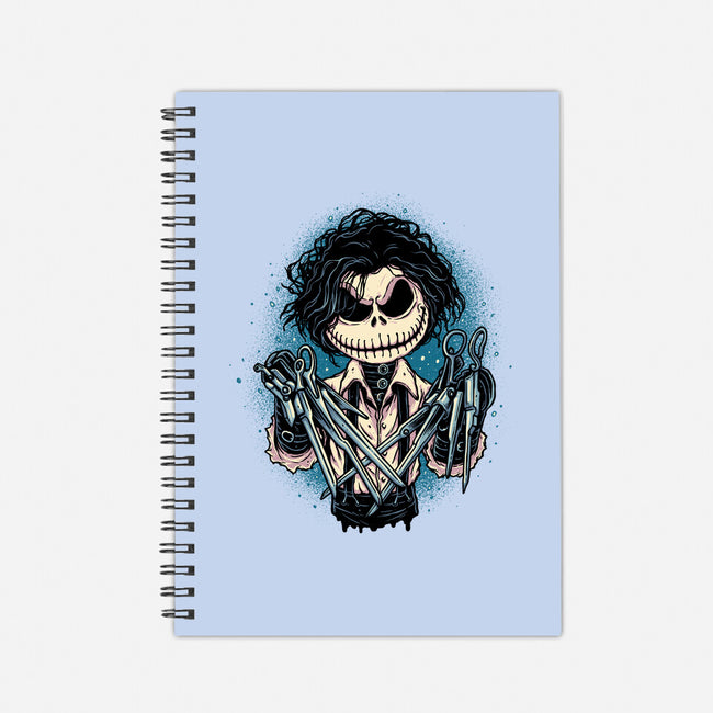 Nightmare About Scissors-none dot grid notebook-momma_gorilla
