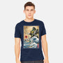Dragonzord In Japan-mens heavyweight tee-DrMonekers