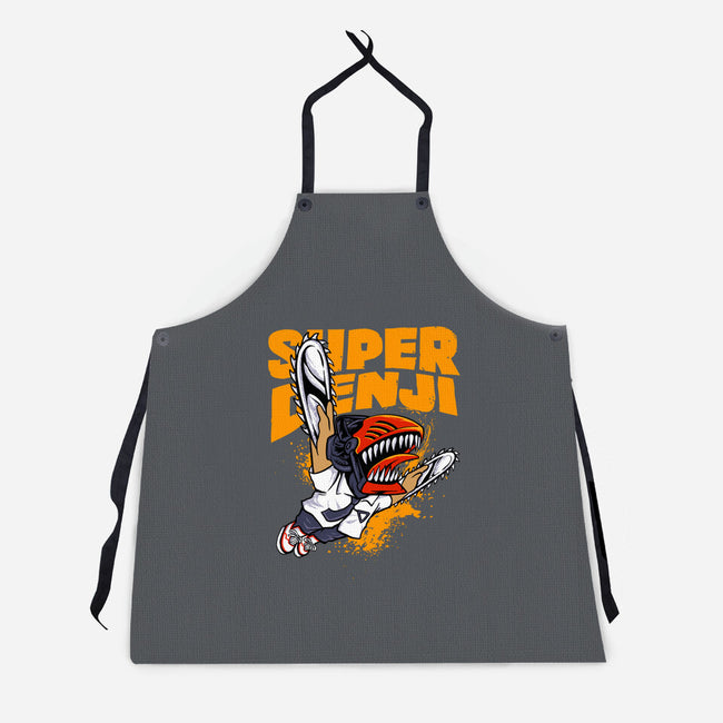 Flying Chainsawman-unisex kitchen apron-spoilerinc