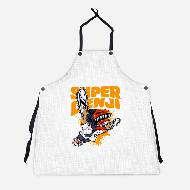 Flying Chainsawman-unisex kitchen apron-spoilerinc