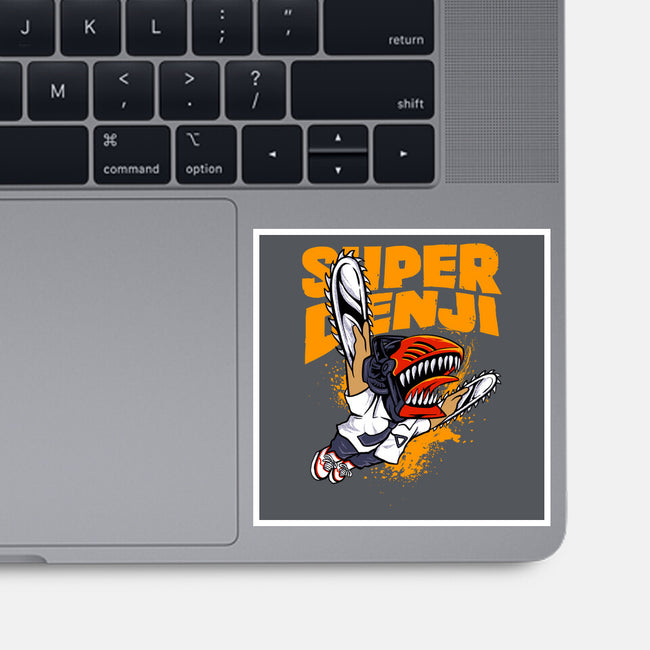 Flying Chainsawman-none glossy sticker-spoilerinc