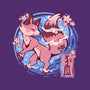 Sky Flower Fox-none glossy sticker-TechraNova