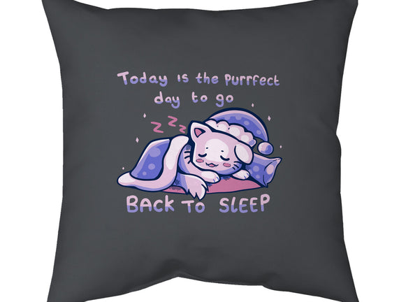 Purrfect Day For Sleep