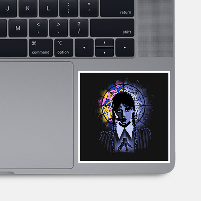 A Spooky Girl-none glossy sticker-IKILO