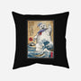 Marshmallow Man In Japan-none removable cover w insert throw pillow-DrMonekers
