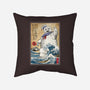 Marshmallow Man In Japan-none removable cover w insert throw pillow-DrMonekers