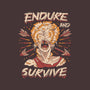 Endure And Survive-none removable cover w insert throw pillow-Zaia Bloom