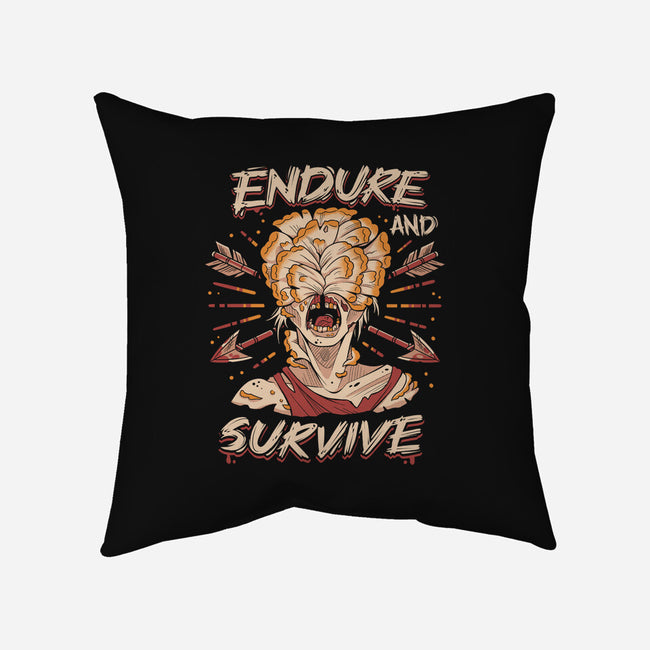 Endure And Survive-none removable cover w insert throw pillow-Zaia Bloom