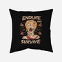 Endure And Survive-none removable cover w insert throw pillow-Zaia Bloom