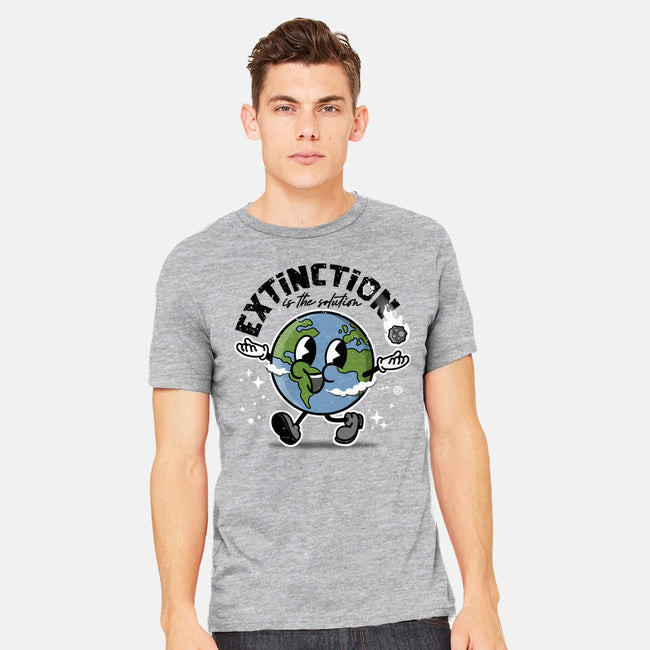 Extinction Is The Solution-mens heavyweight tee-se7te