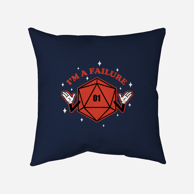 I'm A Failure-none removable cover w insert throw pillow-The Inked Smith