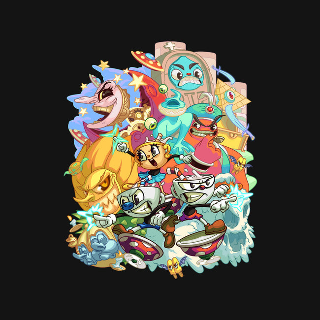 Cuphead Party-none glossy sticker-Ca Mask