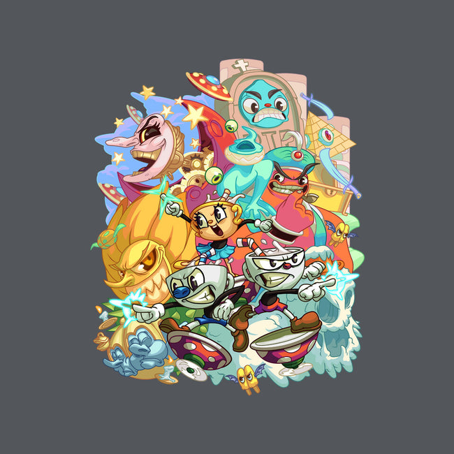 Cuphead Party-none stretched canvas-Ca Mask