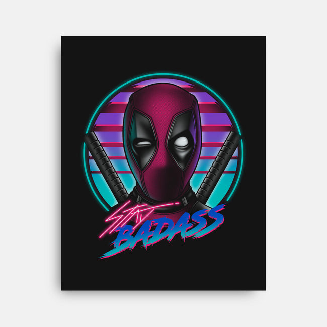 Stay Badass-none stretched canvas-Getsousa!