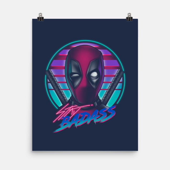 Stay Badass-none matte poster-Getsousa!
