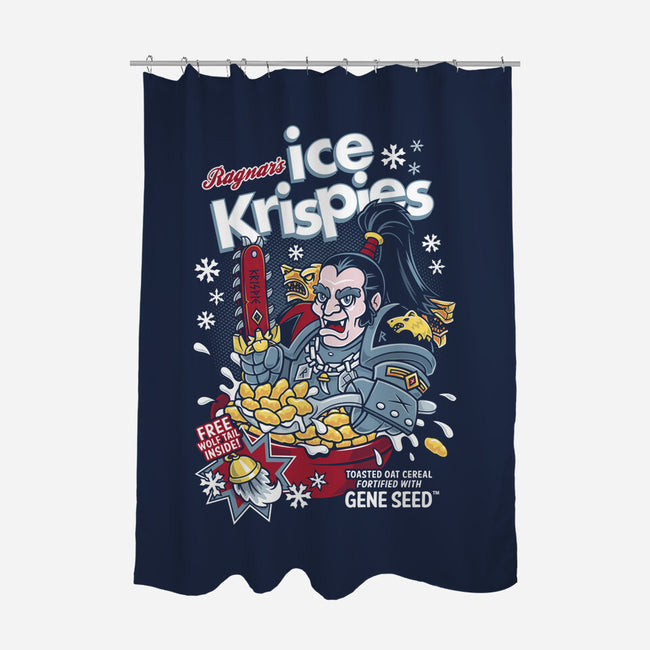 Ragnar's Ice Krispies-none polyester shower curtain-Nemons