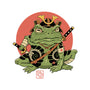 Tattooed Samurai Toad-womens racerback tank-vp021