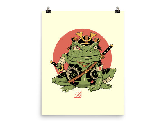 Tattooed Samurai Toad