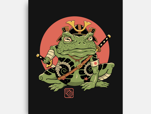 Tattooed Samurai Toad