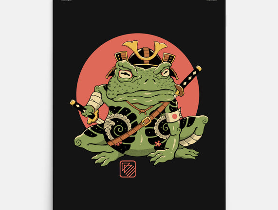 Tattooed Samurai Toad