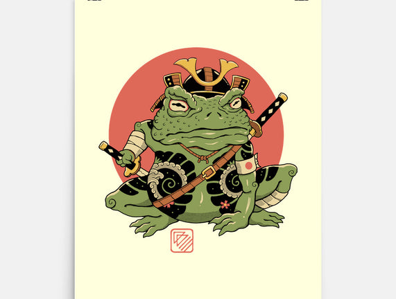 Tattooed Samurai Toad