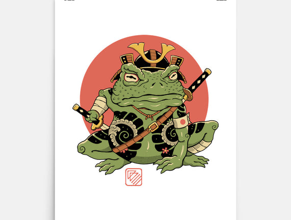 Tattooed Samurai Toad