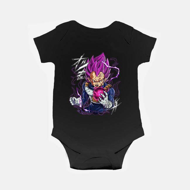 Vegeta The Prince-baby basic onesie-Duardoart