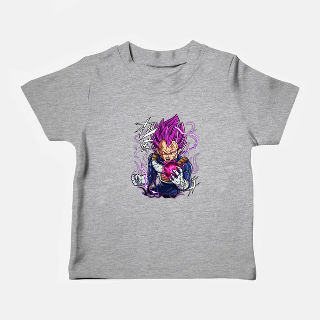 Vegeta The Prince-baby basic tee-Duardoart