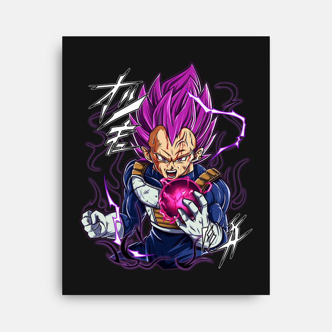 Vegeta The Prince-none stretched canvas-Duardoart