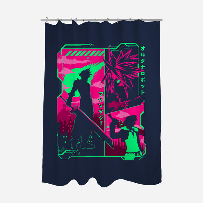 Fantasy Manga-none polyester shower curtain-albertocubatas