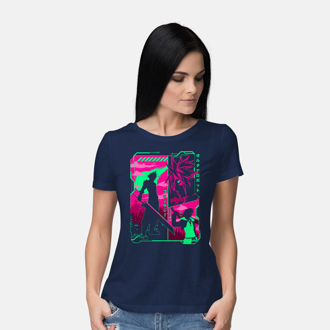 Fantasy Manga-womens basic tee-albertocubatas