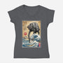 Galactic Empire In Japan-womens v-neck tee-DrMonekers